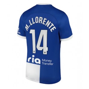 Atletico Madrid Marcos Llorente #14 Bortatröja 2023-24 Kortärmad